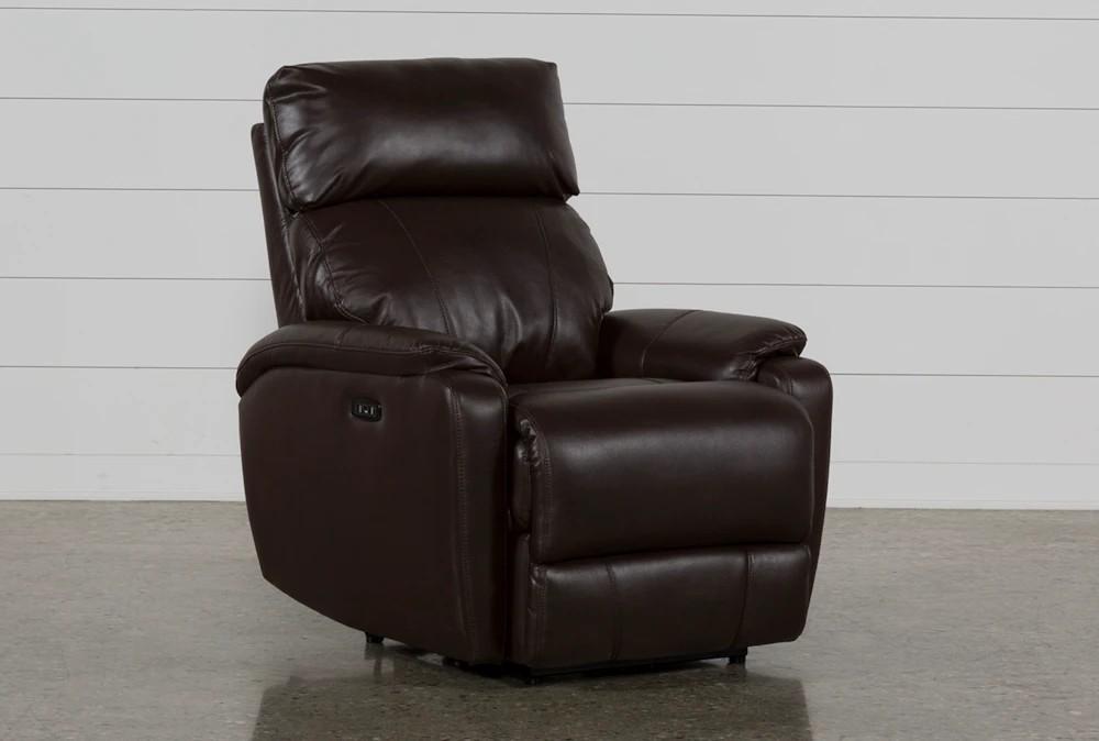 Recliners |   Connie Espresso Brown Power Wallaway Recliner with Power Headrest & USB Living Room Recliners