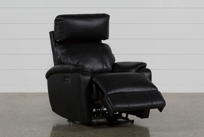 Recliners |   Connie Midnight Black Power Wallaway Recliner with Power Headrest & USB Living Room Recliners