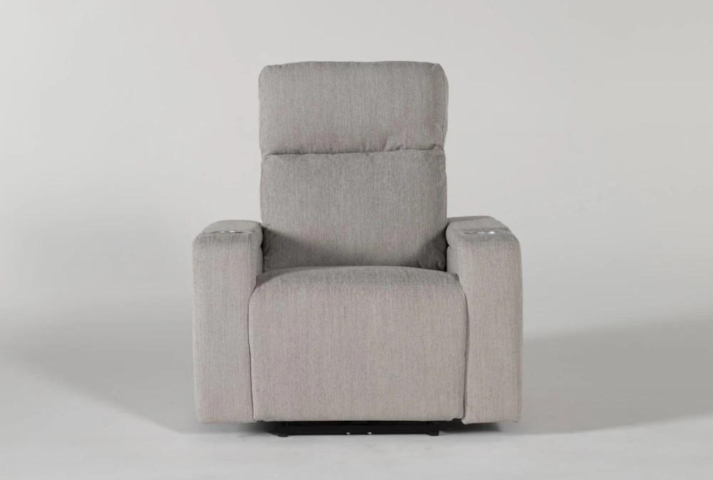 Recliners |   Isabel Bisque Power Recliner with Power Headrest, Cupholders, Storage & USB Living Room Recliners