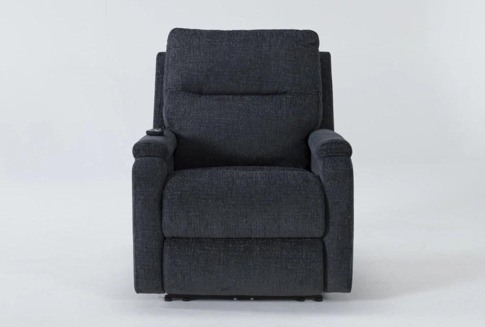 Recliners |   Majorca Graphite Grey Power Wallaway Recliner with Power Headrest, Power Lumbar, Heat & Massage Living Room Recliners