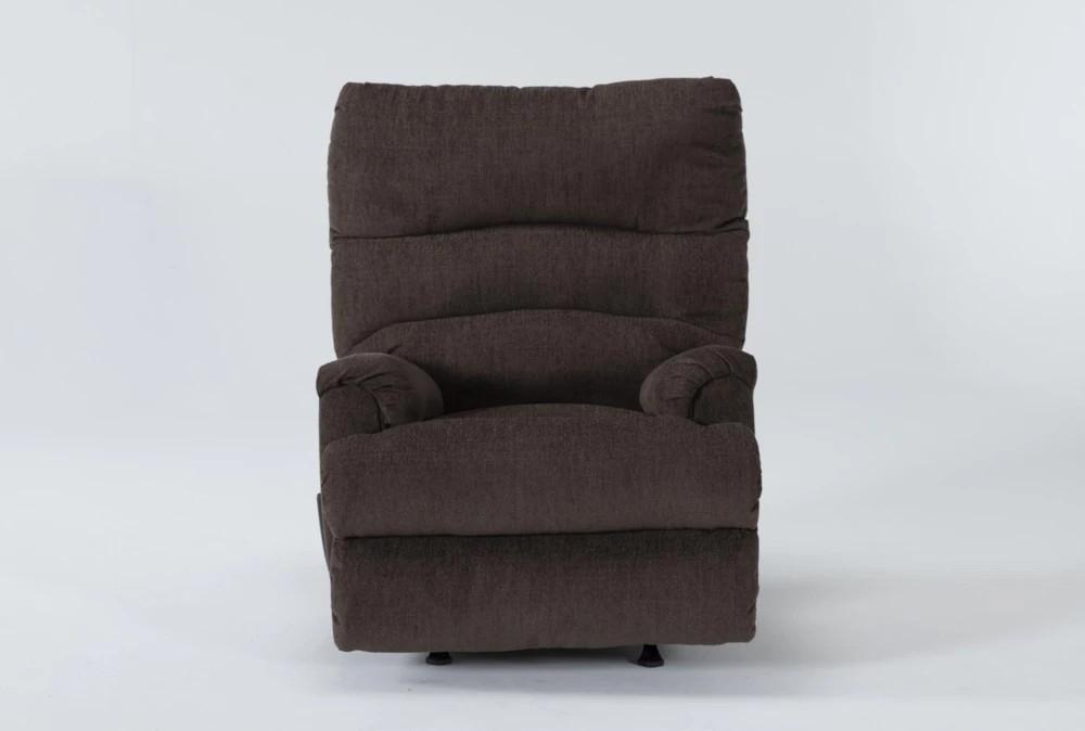 Recliners |   Man Fort Earth Brown Manual Rocker Recliner Living Room Recliners