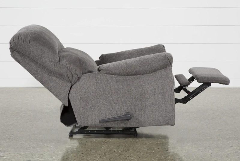 Recliners |   Nerviano Grey Manual Wallaway Recliner Living Room Recliners