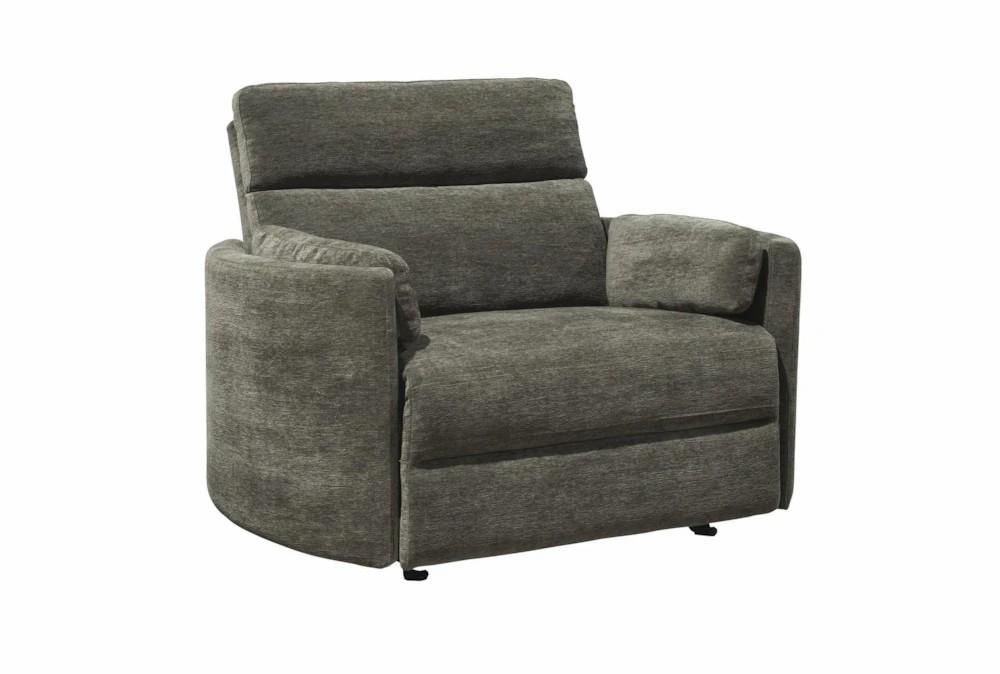 Recliners |   Rayna Mocha 53″ Power Oversized Glider Recliner Living Room Recliners