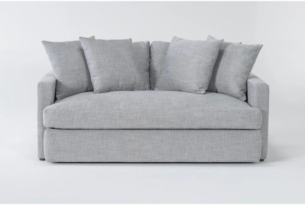 Sofas |   Grand Down II  Grey 74″  Fabric Condo Sofa Living Room Sofas