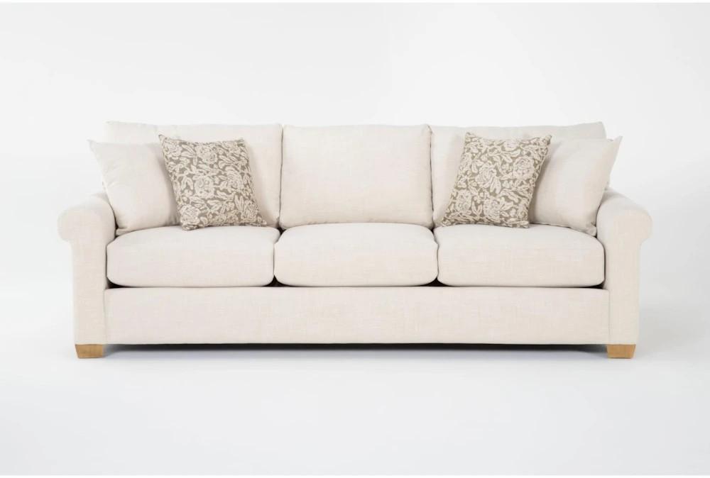 Sofas |   Lago Foam 101″ Fabric Sofa Living Room Sofas