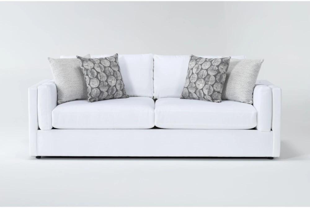 Sofas |   Ora Foam Chenille Sofa Living Room Sofas