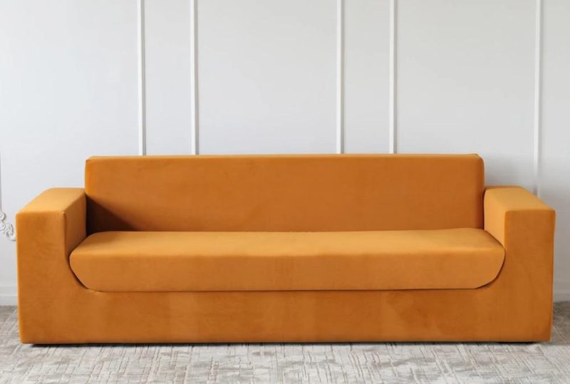 Sofas |   Toffee Velvet Sofa Living Room Sofas