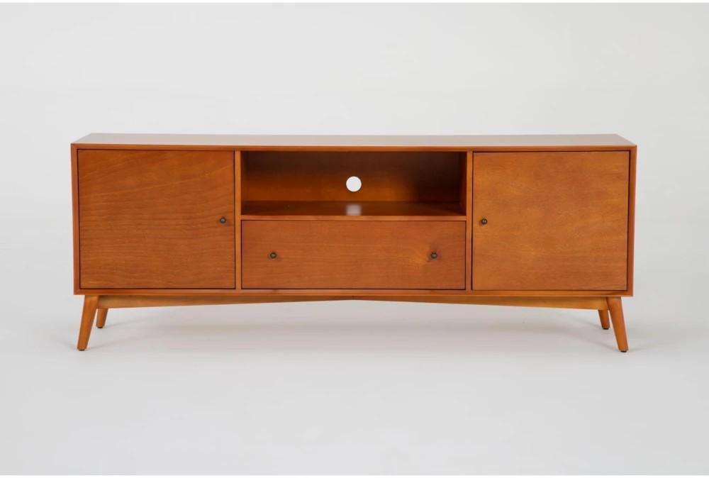 Tv Stands + Media Storage |   Alton Brown Cherry II 70″ Mid-Century Modern TV Stand Living Room Tv Stands + Media Storage