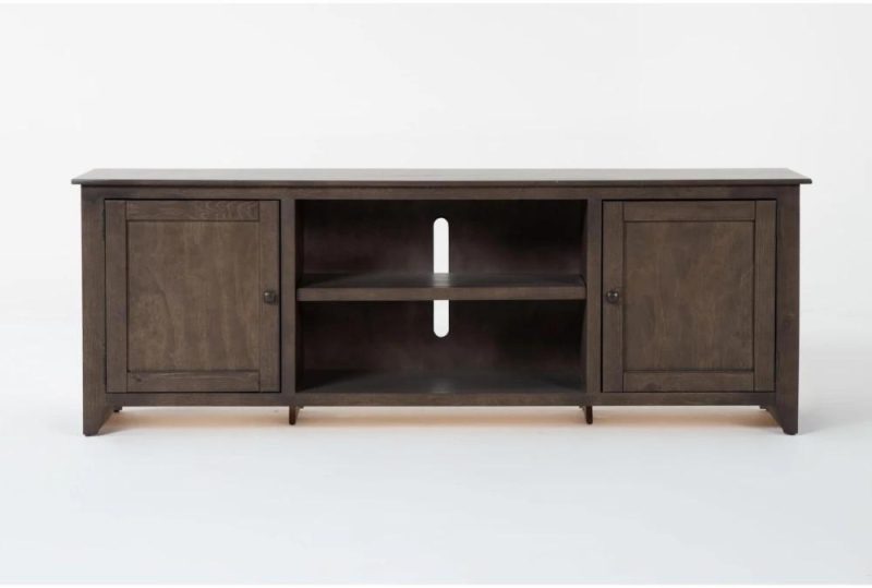 Tv Stands + Media Storage |   Mead Brown 80″ Modern TV Stand Living Room Tv Stands + Media Storage