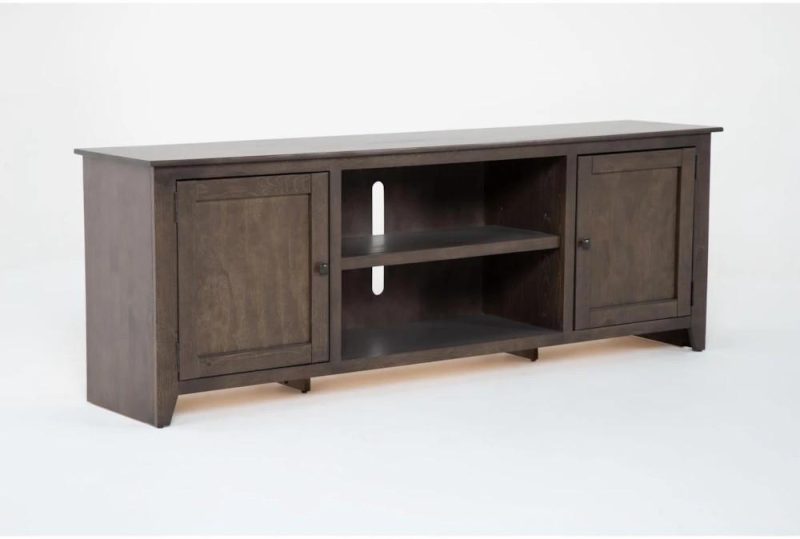 Tv Stands + Media Storage |   Mead Brown 80″ Modern TV Stand Living Room Tv Stands + Media Storage