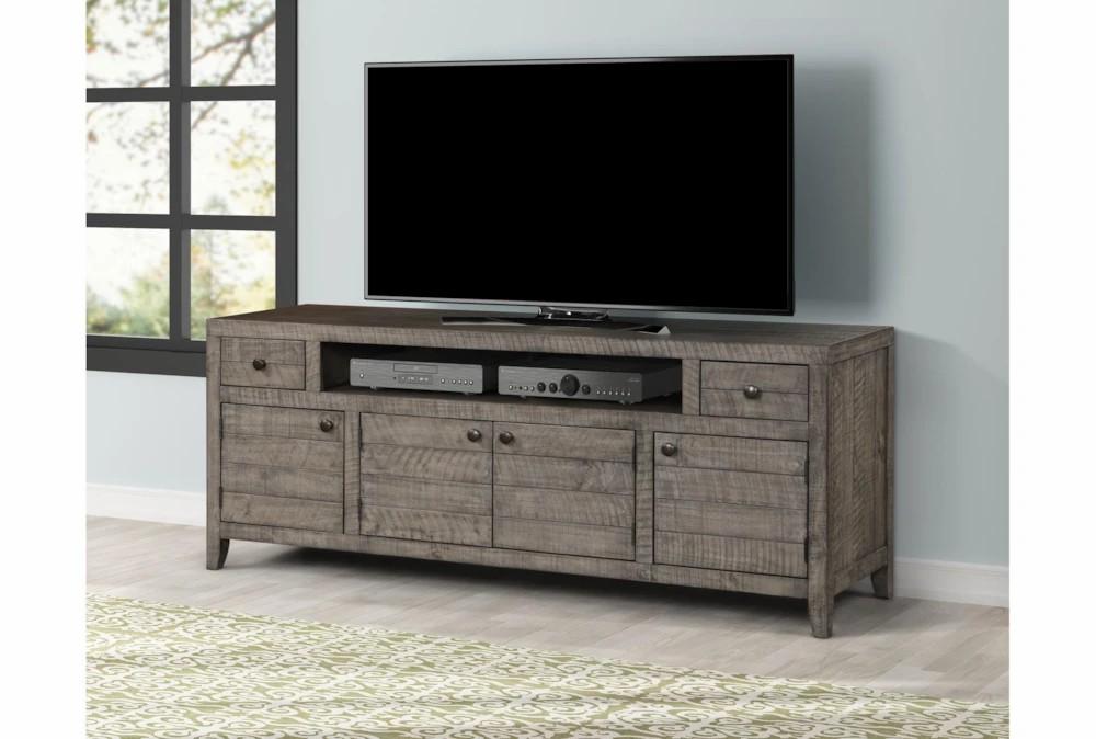 Tv Stands + Media Storage |   Peoria Greystone 76″ Rustic Tv Stand Living Room Tv Stands + Media Storage