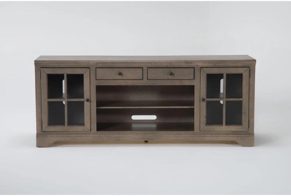 Tv Stands + Media Storage |   Preston  II Brown 80″ Traditional TV Stand Living Room Tv Stands + Media Storage