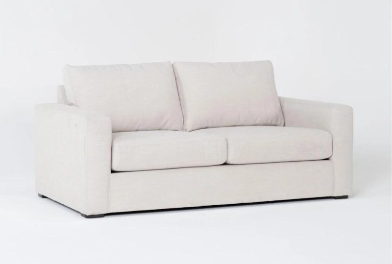 Loveseats |   Araceli II Sand Beige Fabric Loveseat Living Room Loveseats