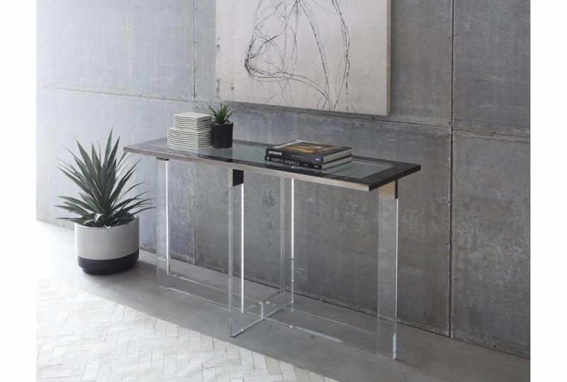 Entryway Furniture |   Benedict Acrylic Entryway Console Table Entryway Furniture Entryway Furniture