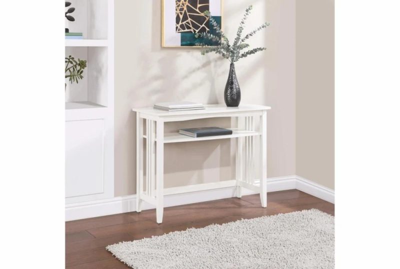 Entryway Furniture |   Larsson 36″ White Entryway Console Table Entryway Furniture Entryway Furniture