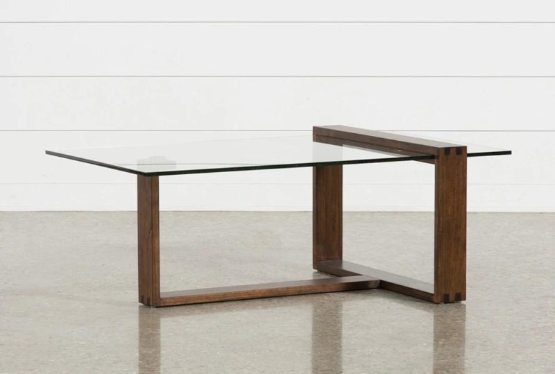 Coffee Tables |   Nola Brown Rectangle Glass Coffee Table Coffee Tables Coffee Tables